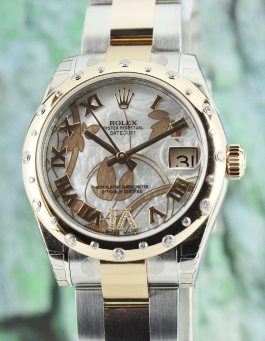 (image for) UNPOLISHED ROLEX MID SIZE OYSTER PERPETUAL DATEJUST /178341